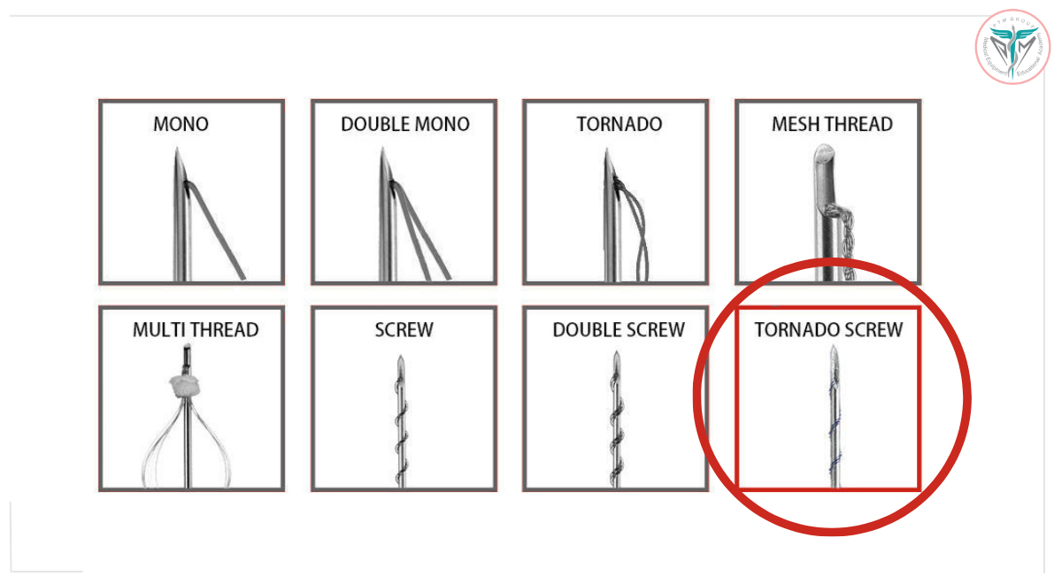 قیمت نخ Tornado screw برند نوبل