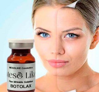 ویال مزولایک Botolax و مقایسهٔ پوست چروک و صاف