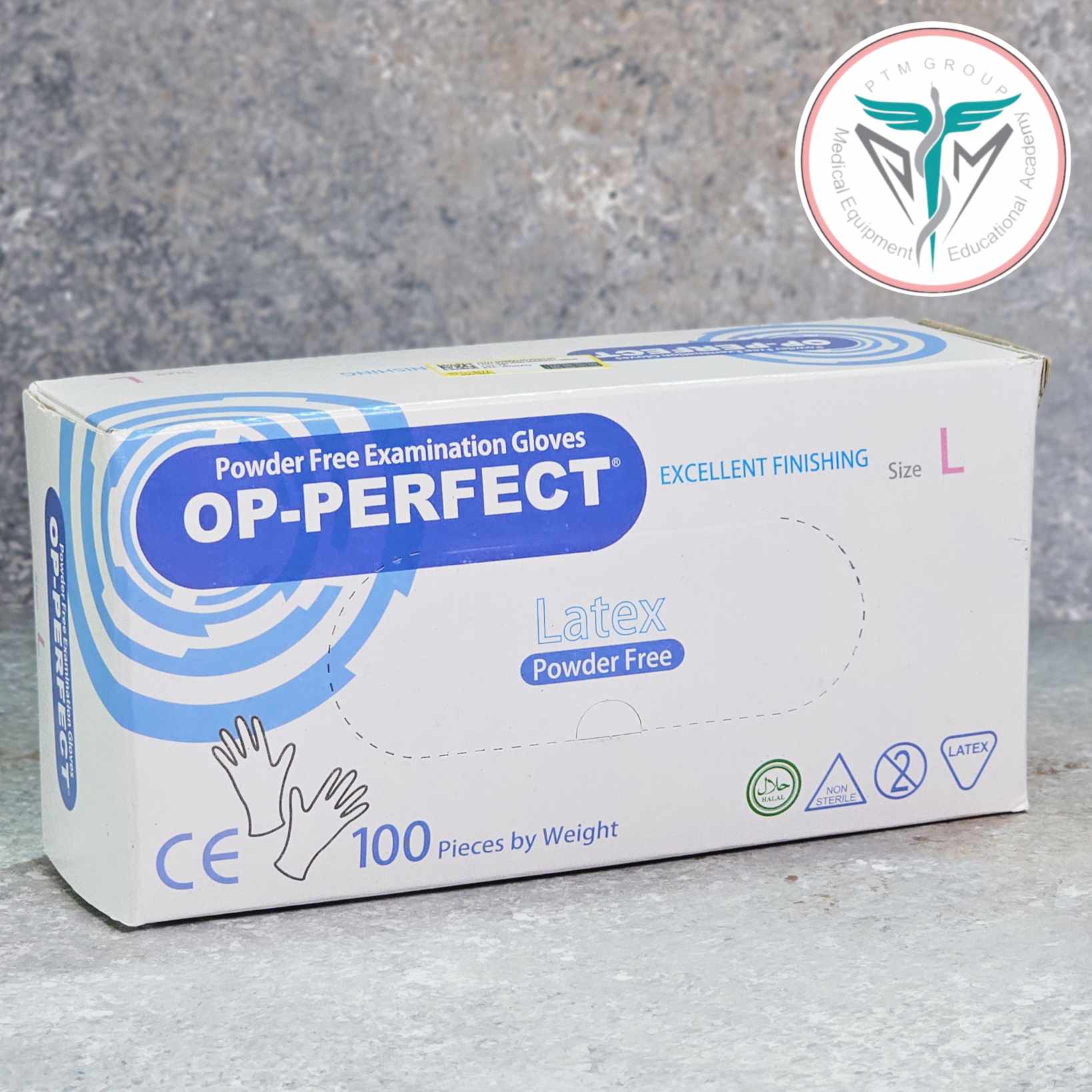 خری ذستکش لاتکس بدون پودر 100 عددی