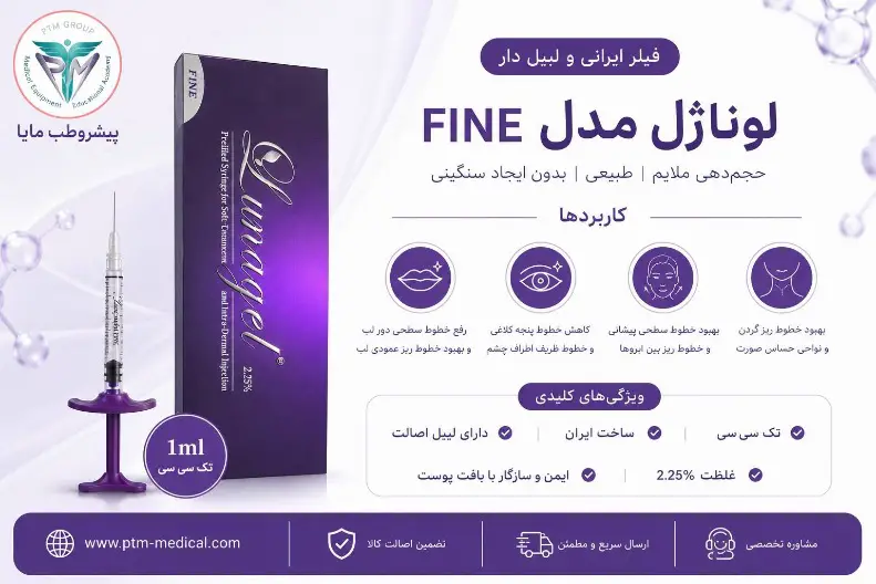فیلر زیر چشم لناژل